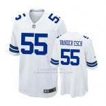 Camiseta NFL Game Hombre Dallas Cowboys Leighton Vander Esch Blanco