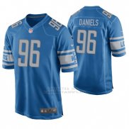 Camiseta NFL Game Hombre Detroit Lions Mike Daniels Azul
