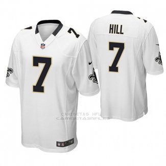 Camiseta NFL Game Hombre New Orleans Saints Taysom Hill Blanco