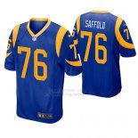 Camiseta NFL Game Hombre St Louis Rams Rodger Saffold Azul Amarillo