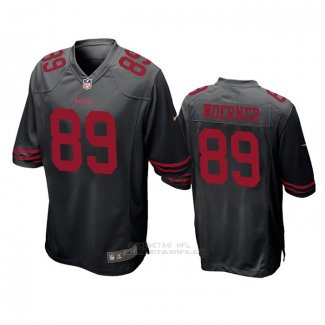Camiseta NFL Game San Francisco 49ers Charlie Woerner Negro