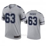 Camiseta NFL Legend Dallas Cowboys Tyler Biadasz Inverted Gris