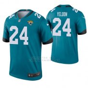 Camiseta NFL Legend Hombre Jacksonville Jaguars T.j. Yeldon Verde Color Rush