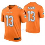 Camiseta NFL Legend Hombre Miami Dolphins Dan Marino Naranja Color Rush