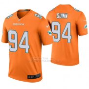 Camiseta NFL Legend Hombre Miami Dolphins Robert Quinn Naranja Color Rush