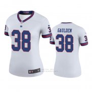 Camiseta NFL Legend Mujer New York Giants Rashaan Gaulden Blanco Color Rush