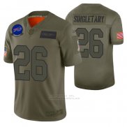 Camiseta NFL Limited Buffalo Bills Devin Singletary 2019 Salute To Service Verde