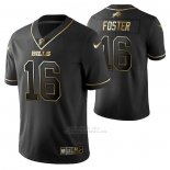 Camiseta NFL Limited Buffalo Bills Robert Foster Golden Edition Negro