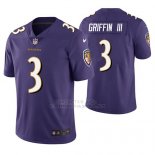Camiseta NFL Limited Hombre Baltimore Ravens Robert Griffin Iii Violeta Vapor Untouchable