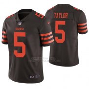 Camiseta NFL Limited Hombre Cleveland Browns Tyrod Taylor Marron Vapor Untouchable
