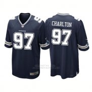 Camiseta NFL Limited Hombre Dallas Cowboys 97 Taco Charlton 2017 Draft Pick Game Azul