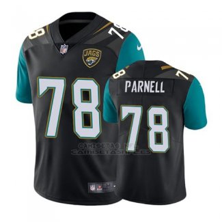 Camiseta NFL Limited Hombre Jacksonville Jaguars Jermey Parnell Negro Vapor Untouchable
