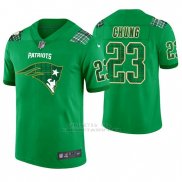 Camiseta NFL Limited Hombre New England Patriots Patrick Chung St. Patrick's Day Verde