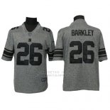 Camiseta NFL Limited Hombre New York Giants 26 Orleans Darkwa Gris