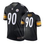 Camiseta NFL Limited Hombre Pittsburgh Steelers T.j. Watt Negro Vapor Untouchable Throwback