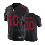 Camiseta NFL Limited Hombre San Francisco 49ers Jimmy Garoppolo Negro Vapor Untouchable