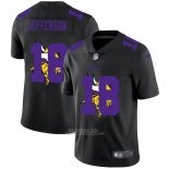 Camiseta NFL Limited Minnesota Vikings Jefferson Logo Dual Overlap Negro