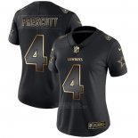 Camiseta NFL Limited Mujer Dallas Cowboys Prescott Vapor Untouchable Negro