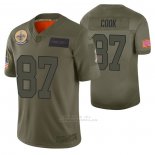 Camiseta NFL Limited New Orleans Saints Jared Cook 2019 Salute To Service Verde