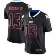 Camiseta NFL Limited New York Giants Beckham Jr Lights Out Negro