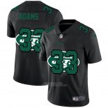 Camiseta NFL Limited New York Jets Adams Logo Dual Overlap Negro