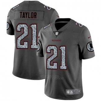 Camiseta NFL Limited Washington Commanders Taylor Static Fashion Gris