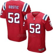 Camiseta New England Patriots Bostic Rojo 2016 Nike Elite NFL Hombre