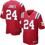 Camiseta New England Patriots Jones Rojo Nike Game NFL Hombre