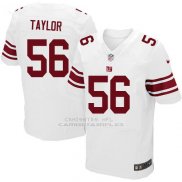 Camiseta New York Giants Taylor Blanco Nike Elite NFL Hombre