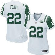 Camiseta New York Jets Forte Blanco Nike Game NFL Mujer