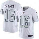 Camiseta Oakland Raiders Blanda Blanco Nike Legend NFL Hombre