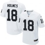 Camiseta Oakland Raiders Holmes Blanco Nike Elite NFL Hombre