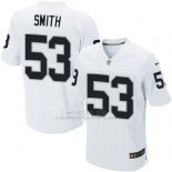 Camiseta Oakland Raiders Smith Blanco Nike Elite NFL Hombre