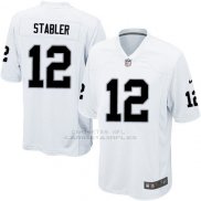 Camiseta Oakland Raiders Stabler Blanco Nike Game NFL Nino