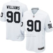 Camiseta Oakland Raiders Williams Blanco Nike Game NFL Nino