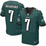 Camiseta Philadelphia Eagles Bradford Verde Nike Elite NFL Oscuro Hombre
