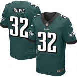Camiseta Philadelphia Eagles Rowe Verde Nike Elite NFL Oscuro Hombre