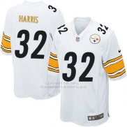 Camiseta Pittsburgh Steelers Harris Blanco Nike Game NFL Nino