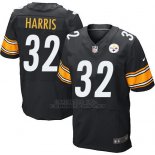 Camiseta Pittsburgh Steelers Harris Negro Nike Elite NFL Hombre