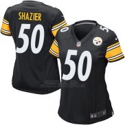 Camiseta Pittsburgh Steelers Shazier Negro Nike Game NFL Mujer
