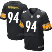 Camiseta Pittsburgh Steelers Timmons Negro Nike Elite NFL Hombre