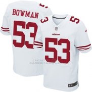 Camiseta San Francisco 49ers Bowman Blanco Nike Elite NFL Hombre