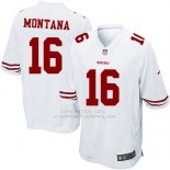 Camiseta San Francisco 49ers Montana Blanco Nike Game NFL Nino