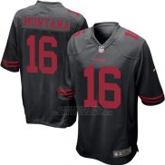 Camiseta San Francisco 49ers Montana Negro Nike Game NFL Nino