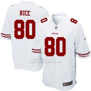 Camiseta San Francisco 49ers Rice Blanco Nike Game NFL Nino