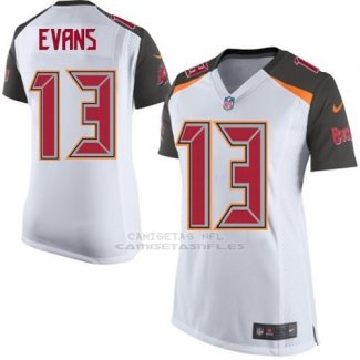 Camiseta Tampa Bay Buccaneers Evans Blanco Nike Game NFL Mujer
