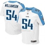 Camiseta Tennessee Titans Williamson Blanco Nike Elite NFL Hombre