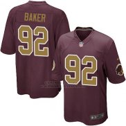 Camiseta Washington Commanders Baker Marron Nike Game NFL Hombre