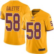 Camiseta Washington Commanders Galette Amarillo Nike Legend NFL Hombre