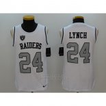 Camisetas Sin Mangas NFL Limited Hombre Oakland Raiders 24 Lynch Blanco